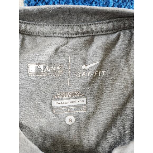 Nike Authentic Performance MLB Chicago Cubs Logo Tee S - Picture 6 of 6